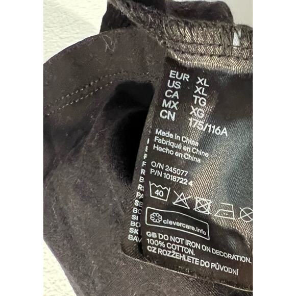 No Fear x H&M Graphic T-Shirt Black Flower Skate Collab Tee Men’s XL - Picture 3 of 10